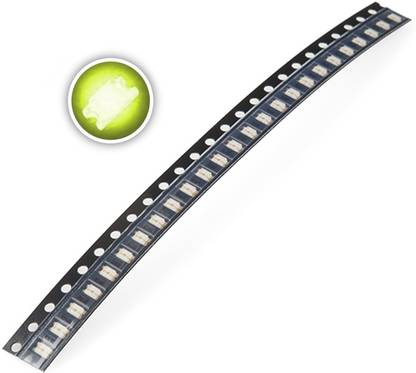 e4u SMD LED Green Color 1206 Package - 50 No's Light Electronic Hobby Kit