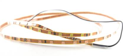 SAMAES 1 Meter long 12 Volt DC RGB Led Strip, Auto Color Changing Flexible Water Proof Light Electronic Hobby Kit
