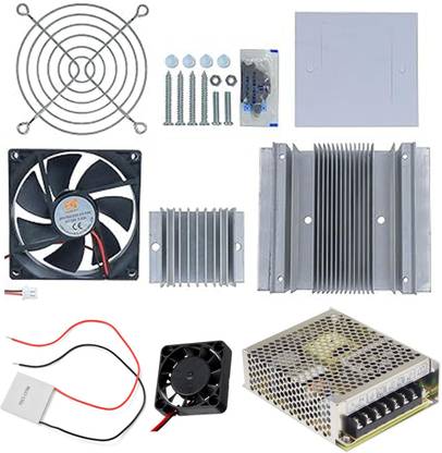 Electrobot DIY Thermoelectric Refrigeration Cooling System Kit,TEC-12706 Peltier,Heatsink Electronic Components Electronic Hobby Kit