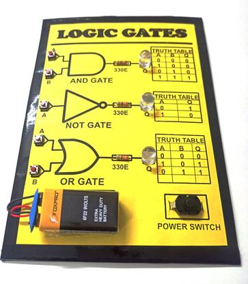 MVB Retail 'OR ' Gate Physics Science Working Model-Project for School Projects Educational Electronic Hobby Kit