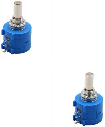 Flyrobo (2 pc) 3590S-2-103L 10K Ohm Precision Multiturn Potentiometer - - Electronic Components Electronic Hobby Kit
