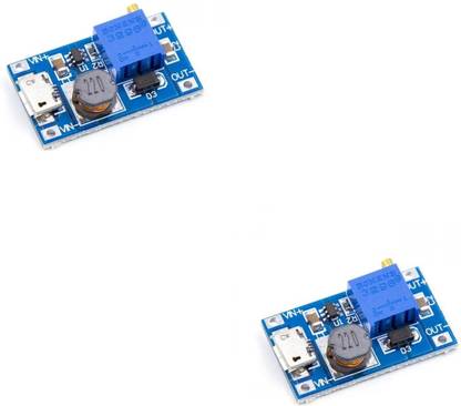 Flyrobo (2 Pcs) Pro3D XY-016 DC-DC Step Up 2A 5V/9V/12V/28V Power Module with Micro US Electronic Components Electronic Hobby Kit