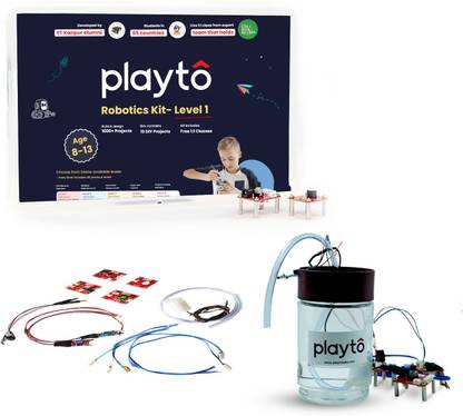 PlaytoLabs Robotics kit : Level 1 || 1000+ Projects || Best Educational Robot Toys for Kids