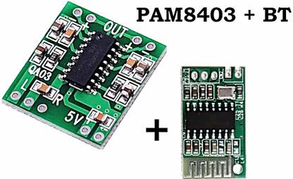Electronics Crafts PAM 8403 Amplifier Module with Bluetooth Card Stereo Audio Receiver Electronic Components Electronic Hobby Kit