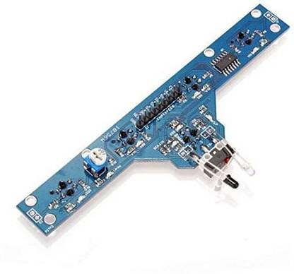 INVENTO Five 5 IR Sensor Array with Obstacle and Bump Sensor compatible Automotive Electronic Hobby Kit