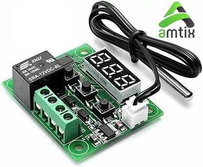 AMTIX W1209 Temprature display and controller Module (Pack of 1)asdf Micro Controller Board Electronic Hobby Kit