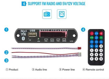 SG Flash Bluetooth 5.0 USB KIT Sound Recorder and Sound Circuit Electronic Hobby Kit
