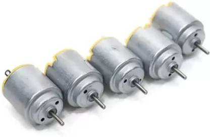 AQBP DC Motor Mini Electric Motor Carbon Brush High Speed Torque Motor (Pack of 5) Automotive Electronic Hobby Kit