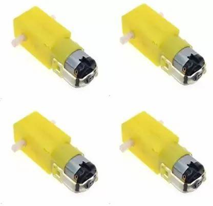 AQBP 4 PCS BO Motor Dual shaft Smart Car Robot Gear Motor for Arduino Motor Control Electronic Hobby Kit