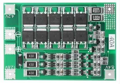 2A digital 3 Series 40A 18650 Lithium Battery Protection Board 11.1V 12.6V Module Electronic Components Electronic Hobby Kit