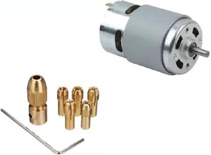 igoy RS 775 Motor 12V 24V DC With 5mm Drill Chuck Collet Bits Screw, 0.5-3 mm Motor Control Electronic Hobby Kit