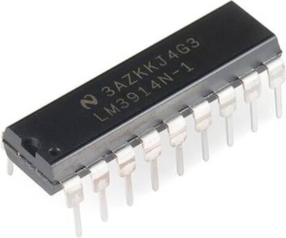 MIFRA ELECTRONICS LM3914 Dot/Bar Display Driver IC DIP-18 Pin Electronic Components Electronic Hobby Kit