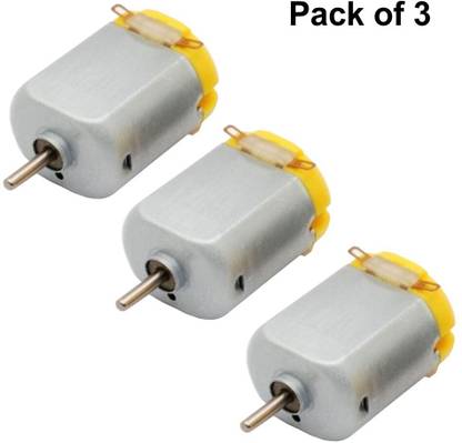 Scienticy 3V-9v DC Toy Miniature Motor for DIY Science projects (Pack of 3) Motor Control Electronic Hobby Kit