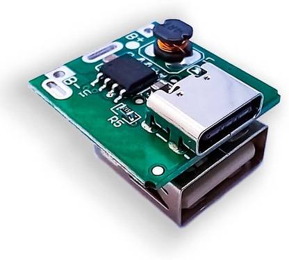 VIRDI ELECTRONICS C-Type USB to Type 1A Module/Board Kit - 5V Input for Charging 3.7V upto 5000mh Electronic Components Electronic Hobby Kit