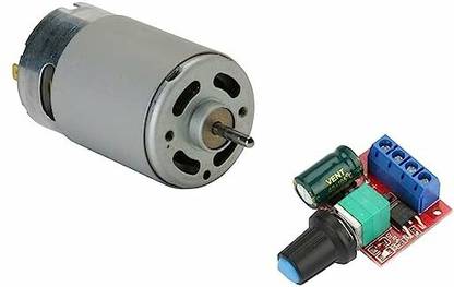ERHIndia 12v 555 DC Motor 12000rpm High Speed for Projects With PWM DC Motor Speed Motor Control Electronic Hobby Kit