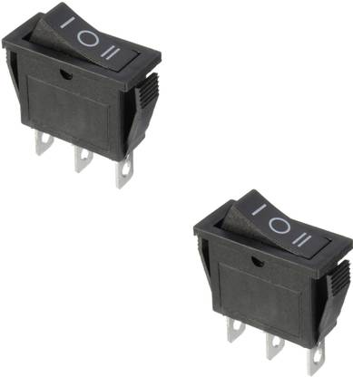 samest 2PCS-KCD3 Rectangle Rocker Switch 15A/250V 20A/125V AC3Position on/off/on Electronic Components Electronic Hobby Kit