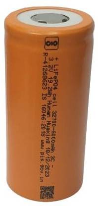 SG Flash 32700 LiFePO4 6000 mAh Battery Cell 3C Discharge Rate 3.2V 6000mAh Electronic Components Electronic Hobby Kit