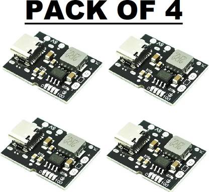 SG Flash PACK OF 4 5V2A Booster module High precision Type-C Electronic Components Electronic Hobby Kit