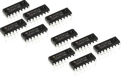 MIFRA ELECTRONICS 74LS90 Decade Counter IC (7490 IC) Electronic Components Electronic Hobby Kit
