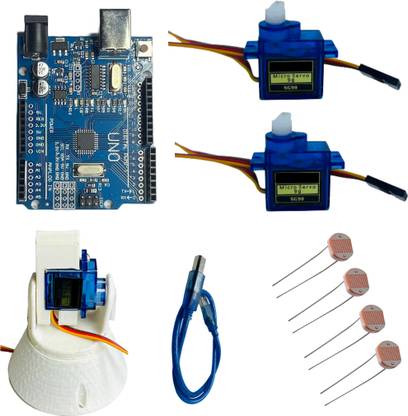 Mechanic37 Dual Axis Solar Tracker Kit With Circuit And Program Code Electronic Components Electronic Hobby Kit