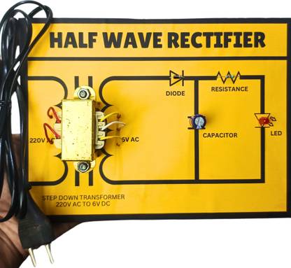 Iyzer Half Wave Rectifier Science Model, Working Project Hobby Kit Educational Electronic Hobby Kit