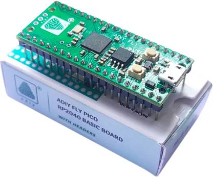 Harical Raspberry Pi Pico Adiy Fly RP2040 (Made in India) Micro Controller Board Electronic Hobby Kit
