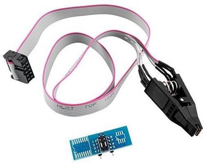 Buyyart New Test Clips Socket Adpter SOIC8 SOP8 Flash Chip IC BIOS/24/25/93 Programmer E3 Probe and Tester Electronic Hobby Kit