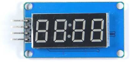 iBAT SOLUTIONS 4 Digit I2C 7 Segment Display Module Electronic Components Electronic Hobby Kit
