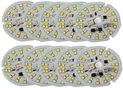 sunever 12 Watt AC DC AFA DOB Bulb PCB White Pack of 10 Light Electronic Hobby Kit