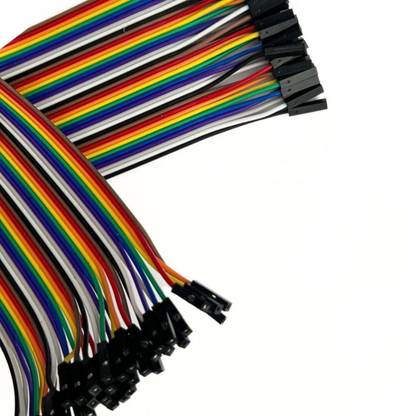 Yellow Tommy Female to Female Jumper Wires | Pack of 80 | Breadboard | Electronic Components Electronic Hobby Kit