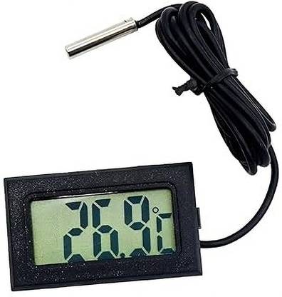 VINITRON Digital Thermometer LCD Screen with Probe Thermograph for Temperature Control Electronic Components Electronic Hobby Kit