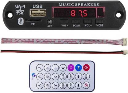 Inno Supplies Bluetooth FM USB AUX Card MP3 Stereo Wireless TF Radio Player with Remote Micro Controller Board Electronic Hobby Kit