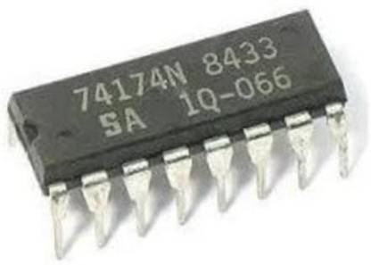 Ihc 74174 Hex D-type Flip-Flop with Reset IC (PACK OF 5) Electronic Components Electronic Hobby Kit
