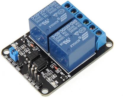 Prowans MO24 5V 2Ch 2 Channel Relay Module Ttl Arduino Compatible PIC Arm AVR Electronic Components Electronic Hobby Kit