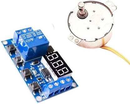ERHIndia 6 to 30 Volt DC 1 Channel with LED Display Trigger with 5/6 rpm Synchronous Motor Control Electronic Hobby Kit