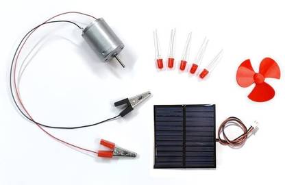 ERHIndia Wind Mill with Generator Project kit with Solar Kit Windmill Working Power Supply Electronic Hobby Kit