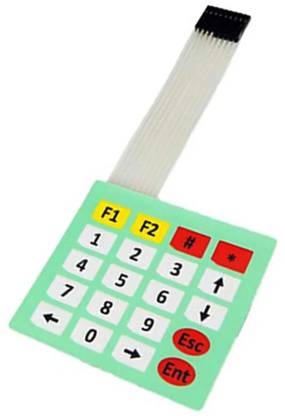 SHOKITECH 4×5 Matrix Array 20 Key Membrane Switch Keypad Keyboard For Arduino Electronic Components Electronic Hobby Kit