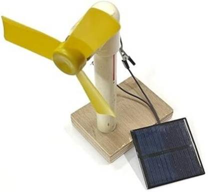 ERHIndia Solar Fan Project Working for School Science Students Solar Panel Model DIY Kit Electronic Components Electronic Hobby Kit