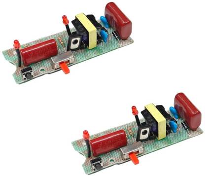 Universal Hub PACK OF 2 Mosquito Killer Bat Circuit High Voltage Generator PCB Board Electronic Components Electronic Hobby Kit