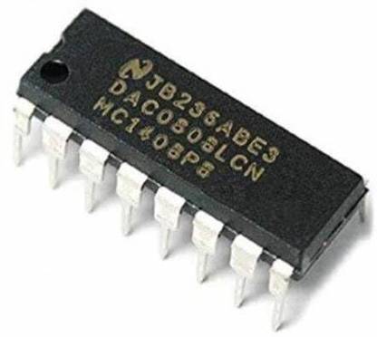 iBAT SOLUTIONS DAC 0808 IC - DAC0808 8-Bit Multiplying Digital-to-Analog Converter IC Electronic Components Electronic Hobby Kit