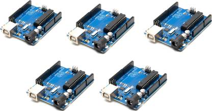 MAG BEE R3 ATmega328P Compatible with Arduino Uno Development Controller Board Pack of 5 Electronic Components Electronic Hobby Kit