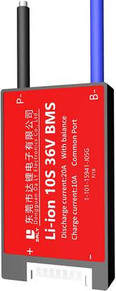 xcluma Daly BMS 10S 36V 20A Lithium ION Battery Protection Board Bms Electronic Components Electronic Hobby Kit