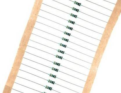 Fab-We (Pack of 5000) 100 Ohm 1/4 Watt Fixed Resistor (100 ohm 5%) Electronic Components Electronic Hobby Kit