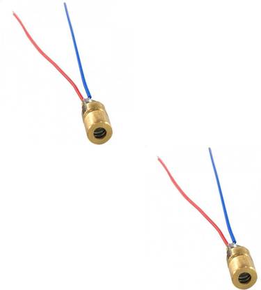 Flyrobo (2 Pcs) Pro3D 650nm 5mW Red 5v Point Laser Diode Electronic Components Electronic Hobby Kit