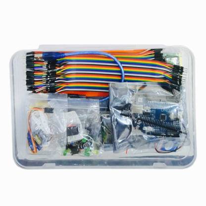 KNOWLEDGE KNOTS DIY Ultrasonic Distance Sensor Starter Kit for UNO R3, LCD1602, Breadboad Electronic Components Electronic Hobby Kit