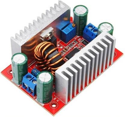 amiciSmart 400W DC-DC 15A Step-up Boost Converter 8.5-50V to 10-60V Adjustable Power Supply Module Power Supply Electronic Hobby Kit