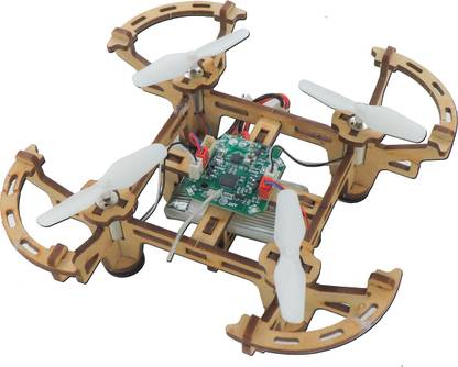 Electronic Spices RC Drone Educational Science Model Drone Kit Set with Instruction & User Mannual Electronic Components Electronic Hobby Kit