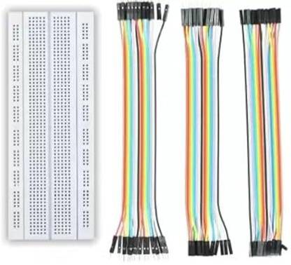 SG Flash Point Breadboard + 120per Wires Set (M-F, M-M, F-F) Educational Electronic Electronic Components Electronic Hobby Kit