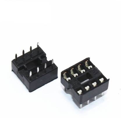 INVENTO 20PCS 8-Pin 8pins DIL DIP IC Socket PCB Mount Connector Automotive Electronic Hobby Kit