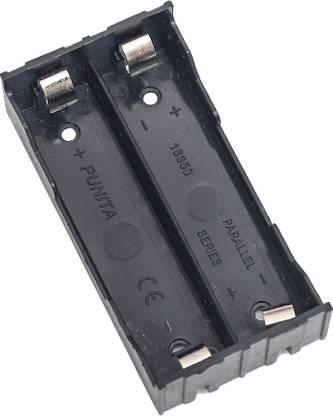 Electronic Spices 18650 3.7V 2 Battery holder Parallel or Series connector plastic cas Electronic Components Electronic Hobby Kit